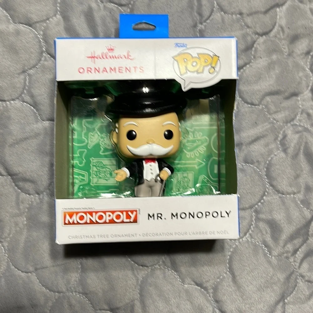 New Mr Monopoly Funko Pop ornament